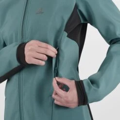 SALOMON AGILE SOFTSHELL JKT W MALLARD BLUE/BLACK 22 -Salomon 9 92405 agile softshell jkt w mallard blue black lc1607500 05