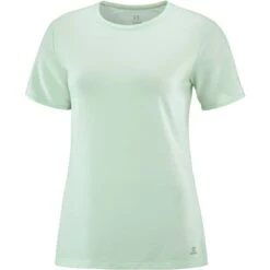 SALOMON ESENTIAL SS TEE W OPAL BLUE 21