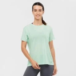 SALOMON ESENTIAL SS TEE W OPAL BLUE 21 -Salomon 9 94245 lc1472000 04