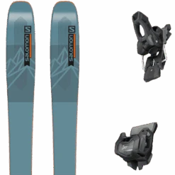 SALOMON QST 98 BLUE/ORANGE + TYROLIA ATTACK 11 GW W/O BRAKE A