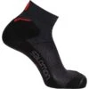 SALOMON SOCKS SPEEDCROSS ANKLE EBONY/RACING RED 22 -Salomon 9 97329 socks speedcross ankle ebony racing red lc1780900 01